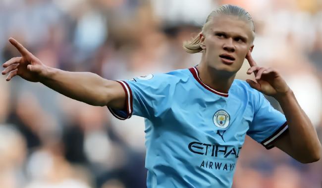  英超射手榜更新！哈兰德领跑金靴争夺战